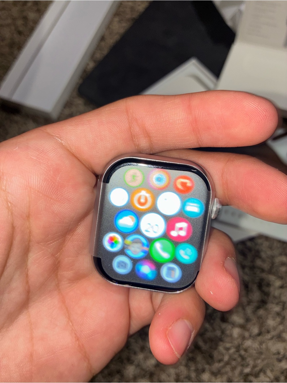 Smart watch With Band Sliver New
